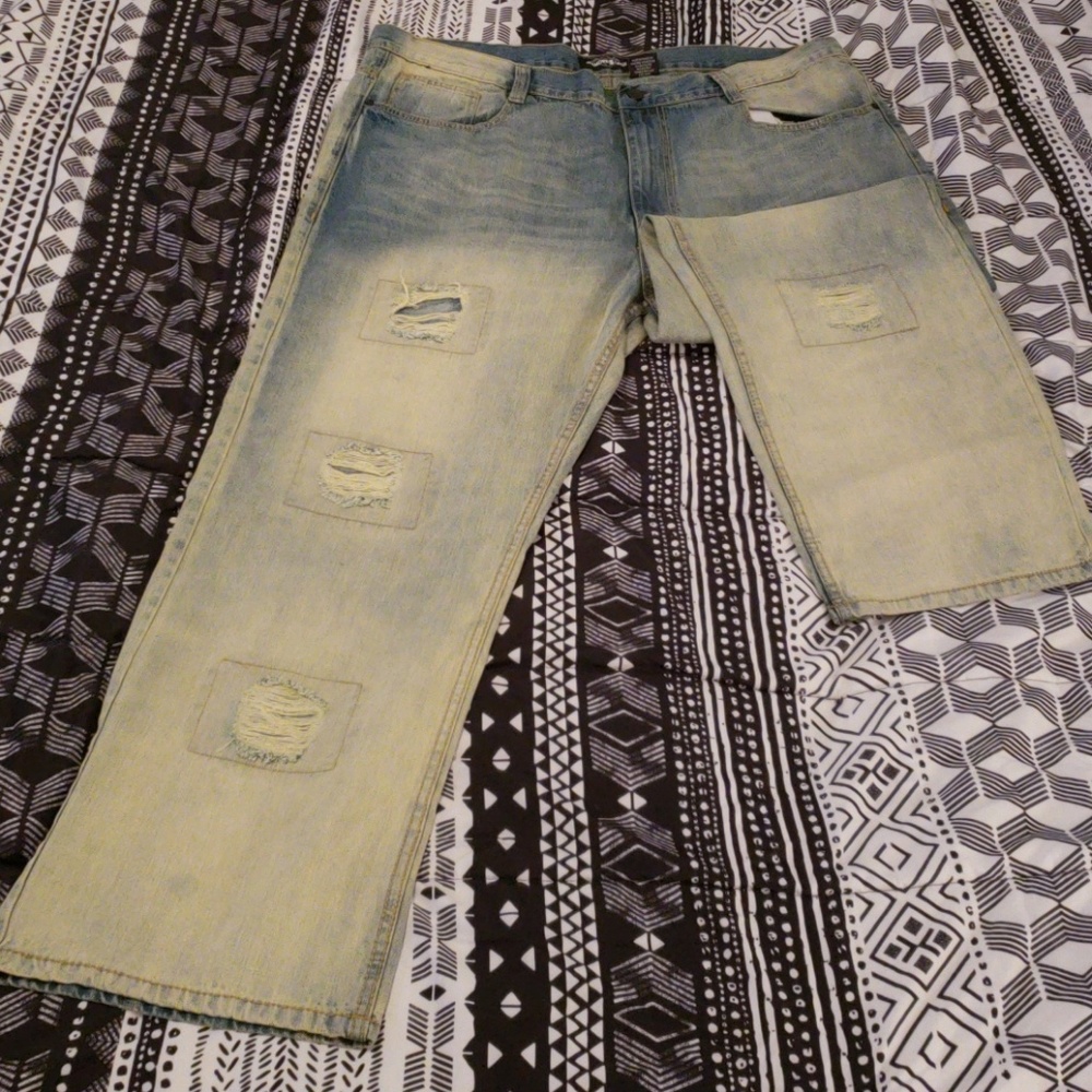 Faded jeans